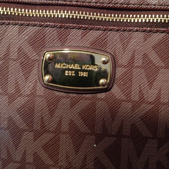 Michael Kors Marrón Wristlet and mini handbag bag semi new - Picture 3 of 6